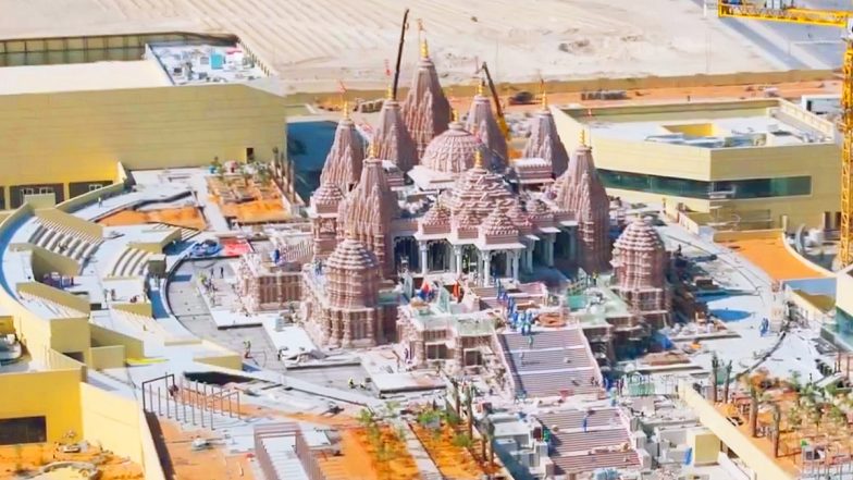 PM Modi Inaugurate Temple in UAE: पीएम मोदी के हाथों कल अबू धाबी में पहले हिन्दू मंदिर का होगा उद्घाटन, यहां जानें कितने एकड़ में हुआ है निर्माण- VIDEO