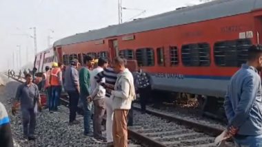 Rajasthan Train Derailment Video: अजमेर-सियालदाह एक्सप्रेस के 4 डिब्बे पटरी से उतरे, कोई नुकसान नहीं