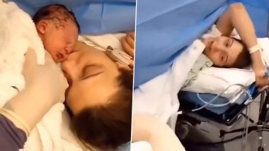 Viral Video: जन्म के तुरंत बाद रोने लगा नवजात बच्चा, मां ने प्यार से किया किस तो दिया ऐसा रिएक्शन