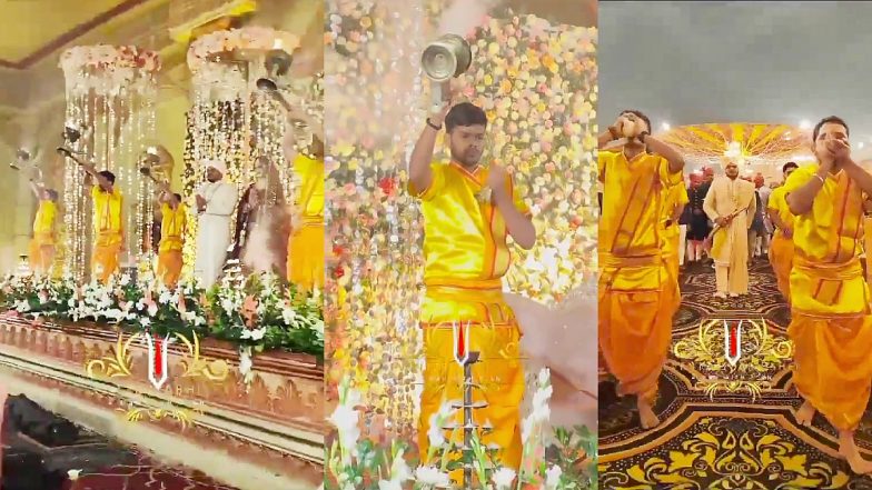 Ganga Aarti in Wedding: गंगा आरती की थीम पर अनोखी शादी, दिल छू लेगा शंखनाद का वीडियो, भक्तिभाव से सराबोर हुए लोग