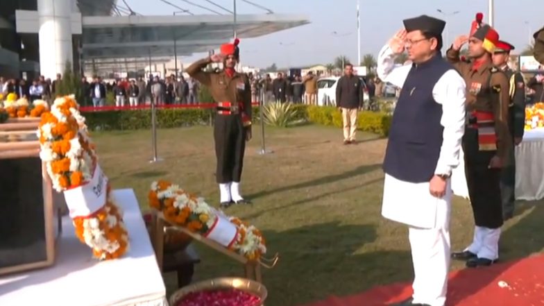 Tribute to Bravehearts: सीएम पुष्कर सिंह धामी ने पुंछ में शहीद उत्तराखंड के सपूतों को दी श्रद्धांजलि