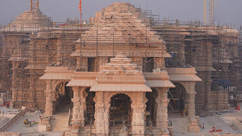 Ram Mandir Inauguration: राम मंदिर के मुख्य द्वार पर हाथी, शेर, भगवान हनुमान की मूर्तियाँ स्थापित की गईं- ट्रस्ट