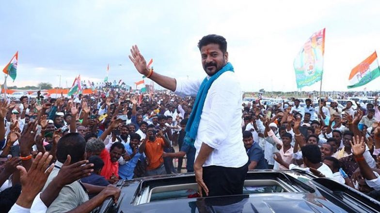 Revanth Reddy Oath Ceremony: रेवंत रेड्डी आज लेंगे तेलंगाना के सीएम पद की शपथ, सोनिया-राहुल समेत ये नेता होंगे शामिल