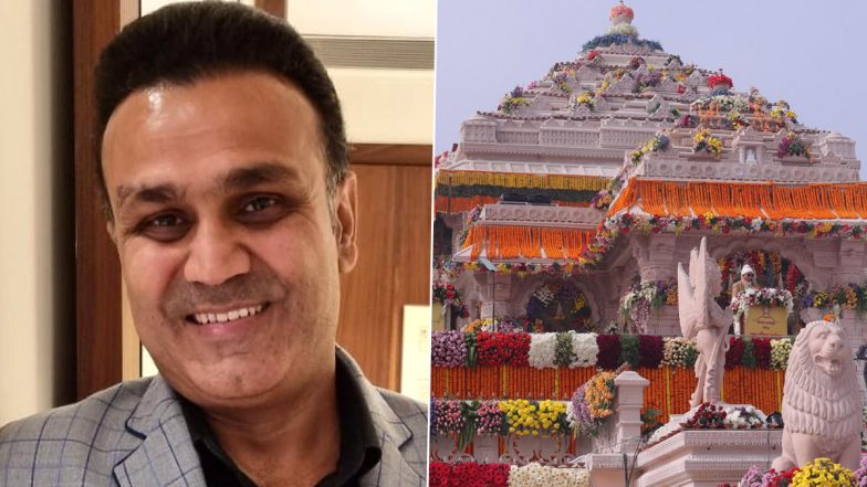 Virender Sehwag On Ramlala Pran Pratishtha: पूर्व विस्फोटक बल्लेबाज वीरेंद्र सहवाग ने प्राण प्रतिष्ठा के बाद शेयर की रामलला की तस्वीर, कहा - 'राम लल्ला आ गए'