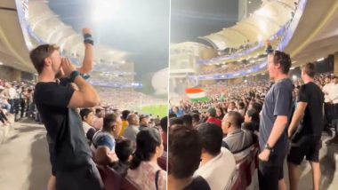Chants India, India At Stadium: महिलाओ के दूसरे T20I के दौरान स्टेडियम में ऑस्ट्रेलियाई फैंस ने दर्शको को चिढ़ाया, टीम इंडिया के फैंस का जबाब सुन दंग रह गए कंगारू फैंस, देखें वीडियो