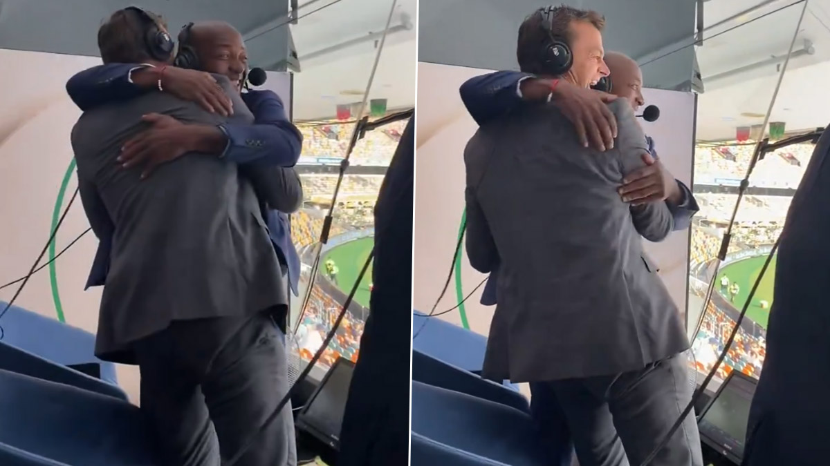 Gilchrist Hugs Emotional Brian Lara: गाबा में ऑस्ट्रेलिया पर वेस्टइंडीज ...