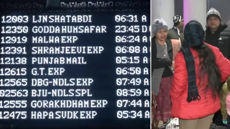Delhi Train Delay: घने कोहरे ने यात्रियों की बढ़ाई मुश्किलें, कई ट्रेने हुई लेट, यहां देखें लिस्ट