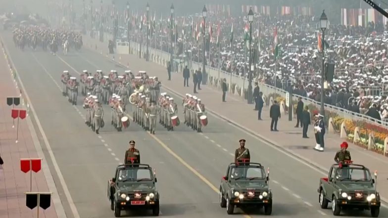 Republic Day Parade 2024: फ्रांस के राफेल विमान, मार्चिंग दल ने गणतंत्र दिवस परेड में भाग लिया