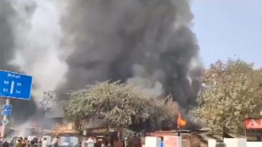 Chandigarh Market Fire Video: चंडीगढ़ के फर्नीचर मार्केट में लगी भीषड़ आग, मौके पर पहुंचीं दमकल की गाड़ियां