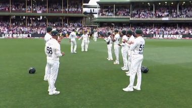 David Warner Guard Of Honour: रिटायरमेंट से पहले अपने आखिरी टेस्ट मैच में बल्लेबाजी करने उतरे डेविड वार्नर, पाकिस्तान टीम के खिलाड़ियों ने दिया गार्ड ऑफ ऑनर, देखें खुबसूरत वीडियो