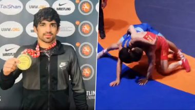 Zagreb Open Wrestling 2024: अमन सहरावत ने जागरेब ओपन में पुरुषों का 57 किग्रा में जीता स्वर्ण पदक, चीन के ज़ो वानहाओ को दी मात