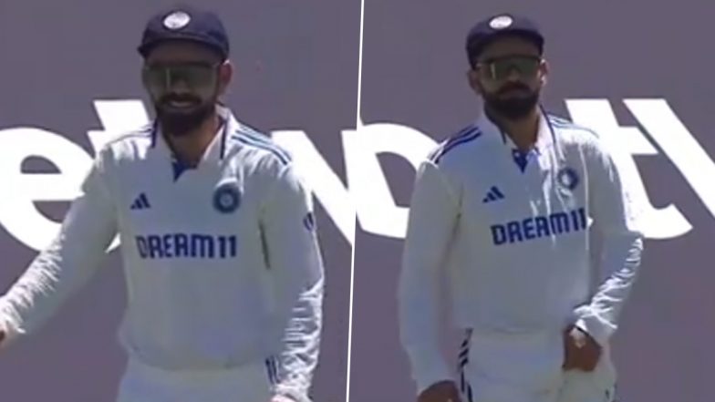 Virat Kohli On Ram Siya Ram Song: केशव महाराज के बल्लेबाजी करने आते ही स्टेडियम में बजा राम सिया राम, मैदान पर झूम उठे विराट कोहली, देखें वायरल वीडियो