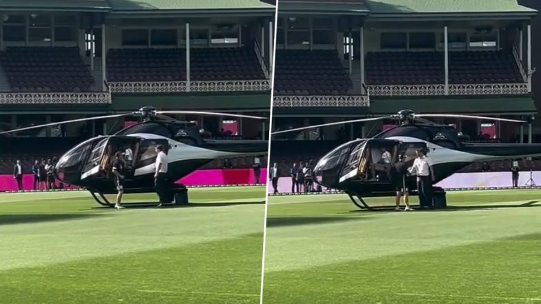 David Warner Helicopter Entry: सिडनी क्रिकेट ग्राउंड पर हेलीकॉप्टर से डेविड वार्नर ने ली ग्रैंड एंट्री, देखें हैरान कर देने वाला वीडियो