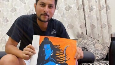 Kuldeep Yadav Painting Of Shree Ram and Hanuman: कुलदीप यादव ने भगवन राम और हनुमान जी की बनाई पेंटिंग, फैंस ने खूब किया पसंद