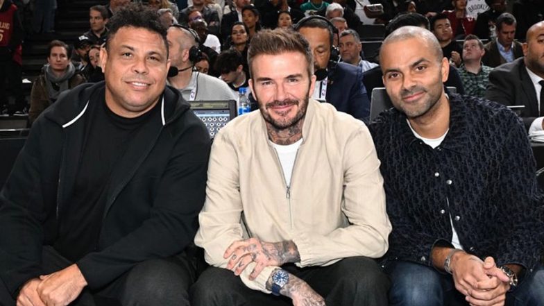 NBA Paris Game 2024:&nbsp;एनबीए पेरिस गेम&nbsp;के दौरान&nbsp;रोनाल्डो नाज़ारियो, डेविड बेकहम&nbsp;ने उठाए&nbsp;क्लीवलैंड कैवेलियर्स बनाम ब्रुकलिन मैच का लुफ्त, देखें तस्वीरे