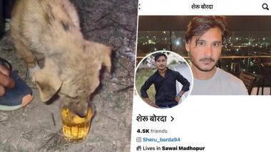 Rajasthan Shocker: सवाई माधोपुर में नन्हें से पिल्ले को पिलाई शराब, सोशल मीडिया पर वीडियो वायरल; एक्शन में आई पुलिस