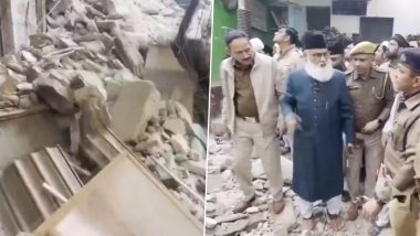 Ajmer- Building Collapse Near Dargah: अजमेर दरगाह इलाके में ढही इमारत, पुलिस समेत कई अधिकारी मौजूद, हताहत की खबर नहीं