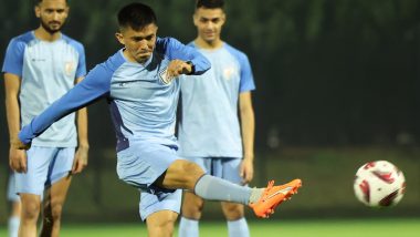 India Football Team Training Camp: टीम इंडिया के फुटबॉल खिलाड़ियों की नजर AFC Asian Cup पर, ट्राफी पर कब्ज़ा करने के लिए ट्रेनिंग कैंप में जमकर बहा रहे पसीना, देखें Video