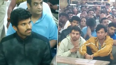 Team India Players Attend 'Bhasma Aarti': उज्जैन के महाकालेश्वर मंदिर के 'भस्म आरती' में शामिल हुए रवि बिश्नोई, तिलक वर्मा सहित यह भारतीय क्रिकेटर, देखें वीडियो