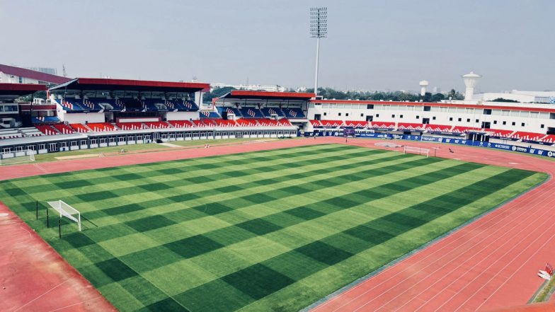 Kalinga Super Cup 2024: कलिंगा सुपर कप के के लिए भुवनेश्वर में तैयार हुई फुटबॉल पिच, तस्वीर आई सामने