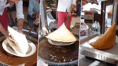 6.5 KG Samosa: मुंबई में मिलता है 6.5 किलो का समोसा, इसे अकेले खाना...बड़ा मुश्किल! एक बार जरूर देखें वीडियो