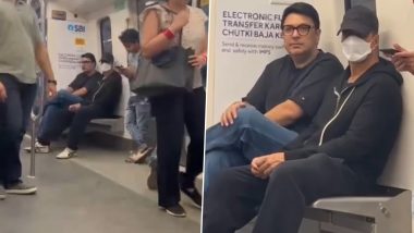Akshay Kumar Metro Viral Video: मुंबई के ट्रैफिक से बचने के लिए अक्षय कुमार और दिनेश विजन ने चुना मेट्रो, एक्टर के सफर का वीडियो हुआ वायरल (Watch Video)