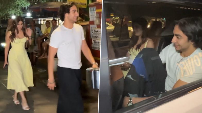 Malaika Arora के बेटे Arhaan Khan और Raveena Tandon की बेटी Rasha Thadani साथ में हुए स्पॉट (Watch Video)