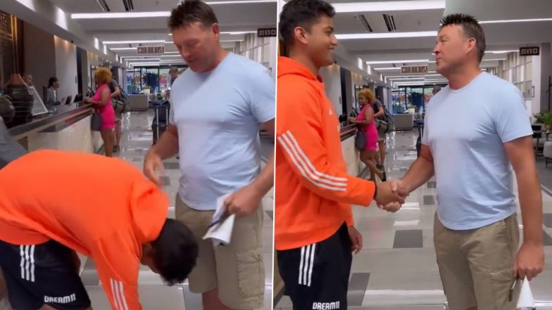 Arshin Kulkarni&nbsp;Touch Jacques Kallis Feet:&nbsp;अर्शिन कुलकर्णी ने जीता करोड़ो भारतीय का दिल,&nbsp;टीम इंडिया के&nbsp;अंडर-19&nbsp;क्रिकेटर ने जैक्स कैलिस के पैर छूकर लिया आशीर्वाद, देखें वीडियो