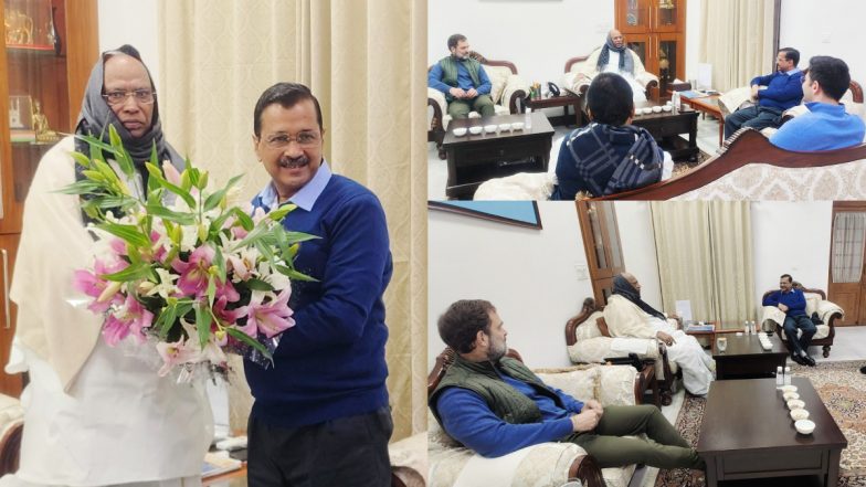 CM अरविंद केजरीवाल और राघव चड्ढा ने कांग्रेस अध्यक्ष खड़गे और राहुल गांधी से की मुलाकात, INDIA गठबंधन पर हुई चर्चा