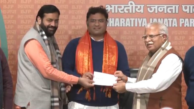 Ashok Tanwar Joins BJP: अशोक तंवर हरियाणा के सीएम मनोहर लाल की मौजूदी में BJP में हुए शामिल, कल आप से  नाराज होकर दिया था इस्तीफा- VIDEO