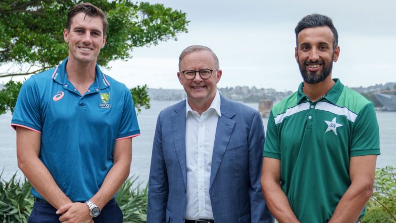 Australian PM Hosts Pak, Aus Teams:&nbsp;पीएम एंथनी अल्बानीज़ ने तीसरे टेस्ट पहले सिडनी में पाकिस्तान और ऑस्ट्रेलियाई टीम को किया होस्ट, देखें वीडियो