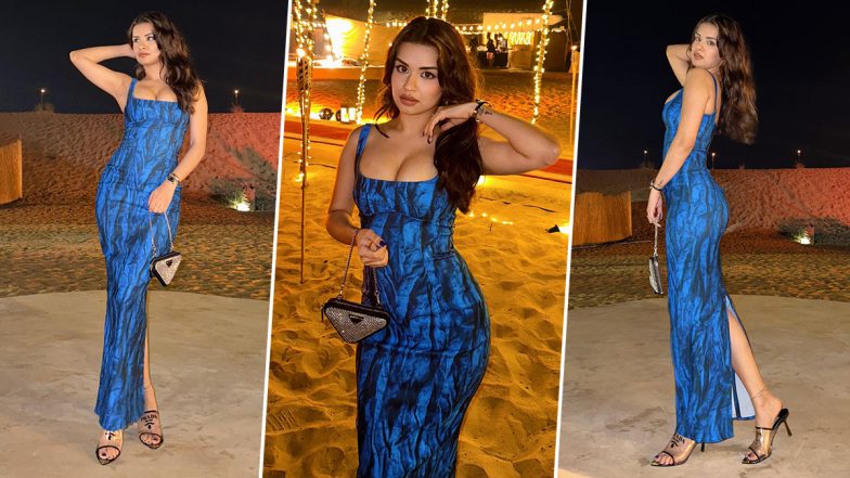 Avneet Kaur ने सिजलिंग ब्लू आउटफिट पहन गिराई बिजली, एक्ट्रेस की हॉटनेस ने बढ़ाया सोशल मीडिया का तापमान (View Pics)