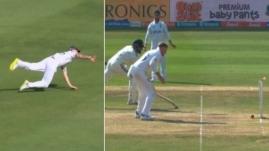 Ben Stokes Direct-Hit Video: भारत बनाम इंग्लैंड पहले टेस्ट में बेन स्टोक्स ने मारा ऐसा  डायरेक्ट-हिट, रवींद्र जडेजा को किया रन आउट, देखें वीडियो