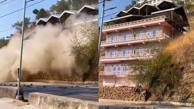 Building Collapse Video: शिमला में भरभरा कर गिरी 5 मंजिला इमारत, बाल-बाल बचे लोग, हादसे का वीडियो वायरल