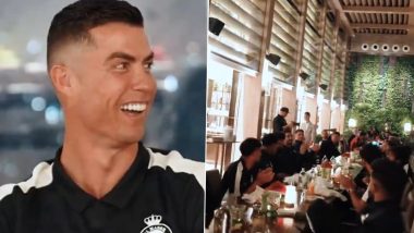 Cristiano Ronaldo: क्रिस्टियानो रोनाल्डो ने जीता तीन ग्लोब सॉकर अवार्ड्स, Al Nassr के खिलाड़ियों, कोचों ने मनाया जश्न, लगाएं 'SIUUU' के नारे, देखें वीडियो