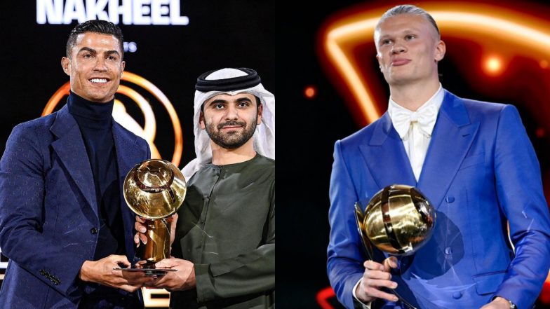 Globe Soccer Awards 2023:&nbsp;ग्लोब सॉकर अवार्ड्स में क्रिस्टियानो रोनाल्डो को मिला ट्रियो&nbsp;ऑफ़ ऑनर; एर्लिंग हालैंड, ऐटाना बोनमती&nbsp;बेस्ट&nbsp;प्लेयर्स नॉमिनेटेड, देखें&nbsp;विजेताओं की पूरी सूची