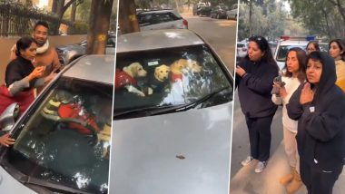 Animal Cruelty in Delhi: दिल्ली में पशु क्रूरता, महिला ने पिल्लों को कार में किया बंद, वाहन के शीशे तोड़कर लोगों ने बचाया (Watch Video)