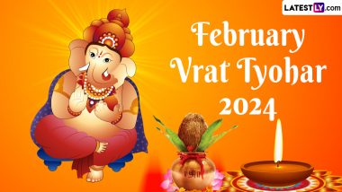 February’s Vrat Tyohar 2024: फरवरी में पड़ेंगे महाशिवरात्रि, बसंत पंचमी, वैलेंटाइन वीक, फुलेरा दूज, सोमवती अमावस्या जैसे तीज-त्यौहार एवं जयंतियां! देखें पूरी सूची!