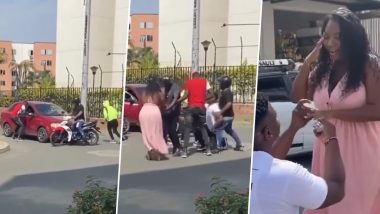 बदमाशों ने बंदूक की नोक पर धमकाया, फिर घुटने के बल बैठकर शख्स ने किया लड़की को प्रपोज, Viral Video देख हैरान हुए लोग