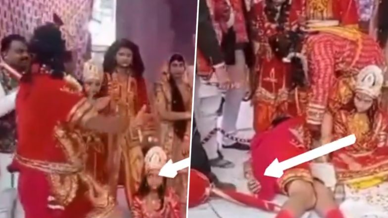 Man Dies By Heart Attack: मातम में बदली खुशी! हरियाणा के भिवानी में रामलीला में हनुमान का रोल निभा रहे शख्स की हार्ट अटैक से मौत (Watch Video)