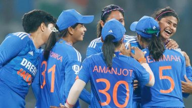 IND-W Beat BAN-W 1st T20I: भारतीय महिला टीम ने बांग्लादेश को 44 रनों से दी शिकस्त, रेणुका ठाकुर सिंह ने चटकाए तीन विकेट