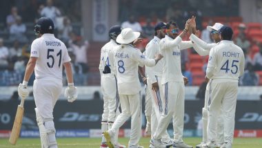 IND vs E1st Test Day 1: इंग्लैंड की पहली पारी 246 रन पर सिमटी, कप्तान बेन स्टोक्स ने खेली 70 रनों की शानदार पारी; रवींद्र जडेजा और आर अश्विन ने चटकाए 3-3 विकेट