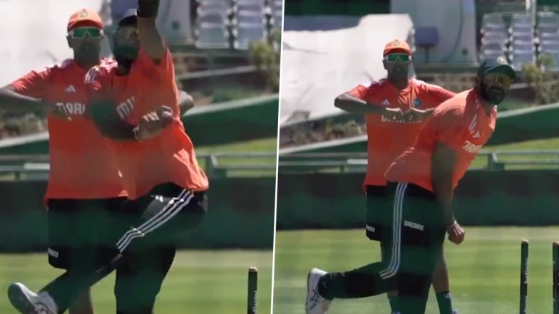 Bumrah Imitates Ashwin’s Bowling Action: साउथ अफ्रीका के खिलाफ दूसरे टेस्ट से पहले नेट्स में जसप्रित बुमराह ने की अश्विन के बॉलिंग एक्शन की नकल, देखें वायरल वीडियो