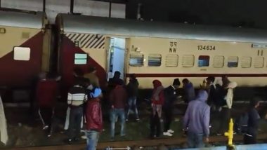 Jodhpur-Bhopal Passenger Train Derailed: राजस्थान के कोटा में रेल हादसा, पैसेंजर ट्रेन के दो डिब्बे पटरी से उतरे, सभी यात्री सुरक्षित! रेस्क्यू ऑपरेशन जारी- VIDEO