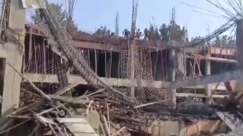 Karnataka Under-Construction Building Collapse: कर्नाटक के बेंगलुरु में निर्माणाधीन इमारत गिरी, दो मजदूरों की मौत, 6 जख्मी- VIDEO
