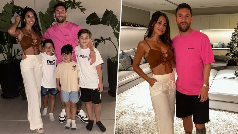 Lionel Messi Celebrates New Year 2024: लियोनेल मेसी ने पत्नी एंटोनेला रोकुजो और बच्चों के साथ मनाया नया साल, इंस्टाग्राम पर शेयर की तस्वीरें, देखें खुबसूरत फोटो