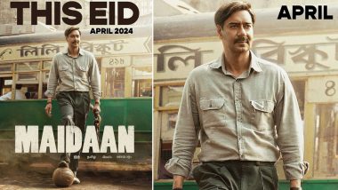 Maidaan New Release Date: ईद पर गूंजेगा 'मैदान', अजय देवगन स्टारर रियल लाइफ पर बेस्ड स्पोर्ट-ड्रामा अप्रैल में होगी रिलीज (View Pic)
