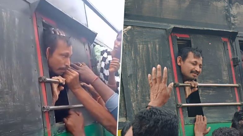 VIDEO: ताजी हवा लेना पड़ा भारी! चलती बस की खिड़की में फंसा युवक का सिर, वीडियो में देखें कैसे बची जान