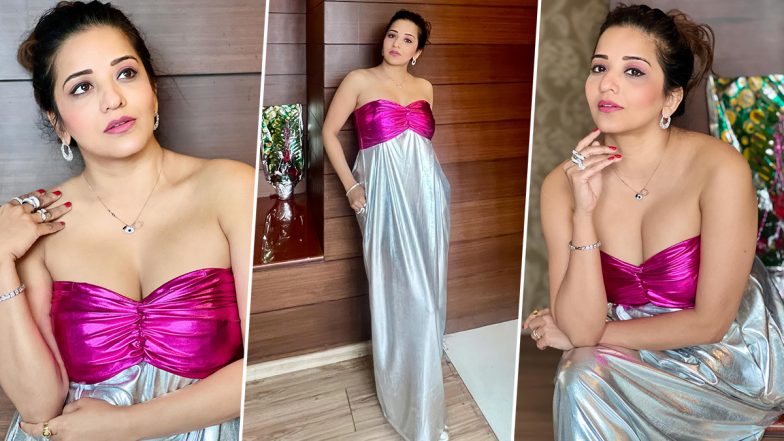भोजपुरी एक्ट्रेस Monalisa ने ऑफ शोल्डर सिजलिंग गाउन पहन गिराई बिजली, एक्ट्रेस की दिलकश अदाओं ने यूजर्स को बनाया दीवाना (View Pics)