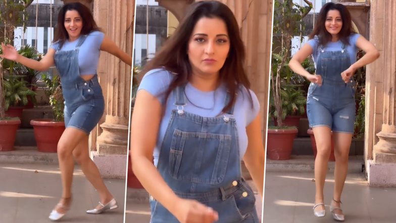 भोजपुरी अदाकारा Monalisa ने डंगरी पहन किया धमाकेदार डांस, एक्ट्रेस की हॉटनेस ने बढ़ाया सोशल मीडिया का तापमान (Watch Video)